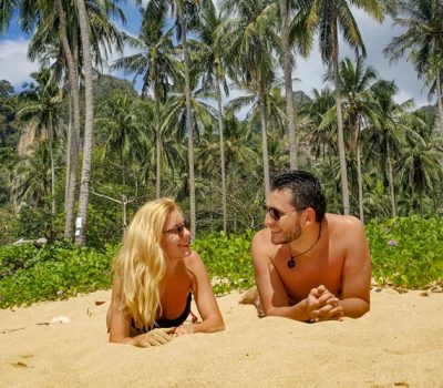 Kenya Honeymoon Safari Packages 9 A couple peacefully sleeping on a sandy beach of Diani during Kenya Honeymoon Safari Packages